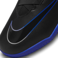 Nike Zoom Mercurial Vapor 15 Academy Chaussures de Foot en Salle (IN) Enfants Noir Bleu