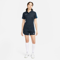 Nike Dri-FIT Academy 23 Polo Dames Donkerblauw Blauw Wit