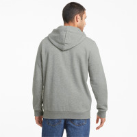 PUMA Essential Big Logo Full-Zip Sweat à Capuche Hoodie Gris Noir