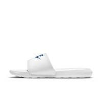 Nike Victori One Claquettes Blanc Bleu