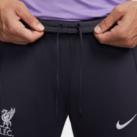 Nike Liverpool Strike Pantalon d'Entraînement 2023-2024 Anthracite Blanc