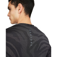 Chemise d'entraînement Castore Core Tech noir gris foncé