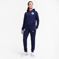 Nike Pays-Bas Club Fleece Pantalon de Jogging 2023-2025 Bleu Foncé Rouge Blanc