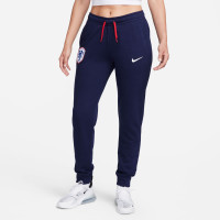 Nike Pays-Bas Fleece Survêtement à Capuche 2023-2025 Femmes Bleu Foncé Rouge Blanc