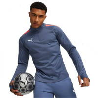 Haut d'entraînement PUMA TeamLiga 1/4-Zip bleu rouge
