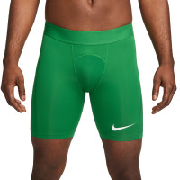 Nike Pro Dri-Fit Strike Short Collant Vert Blanc