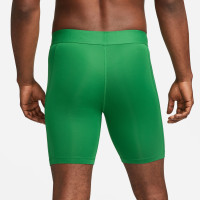 Nike Pro Dri-Fit Strike Short Collant Vert Blanc