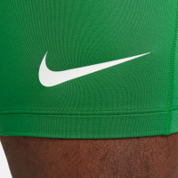 Nike Pro Dri-Fit Strike Short Collant Vert Blanc