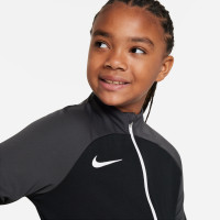 Nike Academy Pro Trainingsjack Kids Zwart Grijs