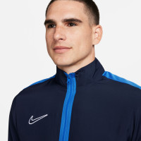 Nike Dri-FIT Academy 23 Veste d'Entraînement Full-Zip Woven Bleu Foncé Bleu Blanc