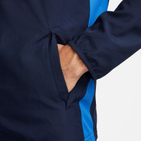 Nike Dri-FIT Academy 23 Veste d'Entraînement Full-Zip Woven Bleu Foncé Bleu Blanc