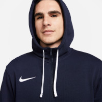 Nike Park 20 Fleece Sweat à Capuche Full Zip Bleu Foncé