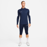 Pantalon d'entraînement Nike Academy 23 3/4 bleu foncé blanc