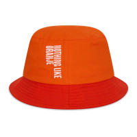 KNVB Bucket Hat Logo Orange Blanc