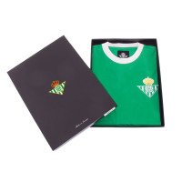 COPA Real Betis 1970's Away Retro Voetbalshirt Groen Wit