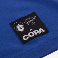 COPA Maradona X Boca Embroidery T-Shirt Bleu