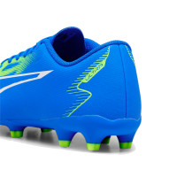 PUMA Ultra Play Gazon Naturel Gazon Artificiel Chaussures de Foot (MG) Bleu Blanc Vert Vif