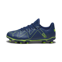 PUMA Future Play Gras / Kunstgras Voetbalschoenen (MG) Kids Donkerblauw Felgroen
