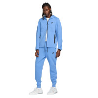 Nike Tech Fleece Sportswear Trainingspak Blauw Zwart