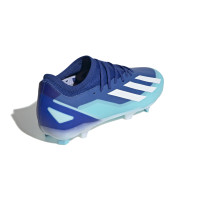 adidas X Crazyfast.3 Gazon Naturel Chaussures de Foot (FG) Bleu Bleu Clair Blanc