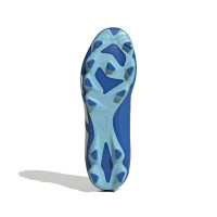 adidas Predator Accuracy.4 Gazon Naturel Gazon Artificiel Chaussures de Foot (FxG) Bleu Bleu Clair Blanc