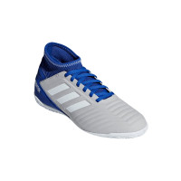 adidas PREDATOR 19.3 IN Zaalvoetbalschoenen Kids Grijs Wit Blauw