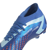 adidas Predator Accuracy.2 Gras Voetbalschoenen (FG) Blauw Lichtblauw Wit