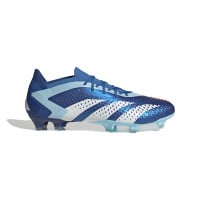 adidas Predator Accuracy.1 Low Gazon Naturel Chaussures de Foot (FG) Bleu Bleu Clair Blanc