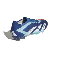 adidas Predator Accuracy.1 Low Gras Voetbalschoenen (FG) Blauw Lichtblauw Wit