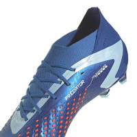 adidas Predator Accuracy.1 Gras Voetbalschoenen (FG) Blauw Lichtblauw Wit