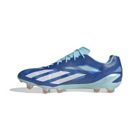 adidas X Crazyfast+ Gras Voetbalschoenen (FG) Blauw Lichtblauw Wit