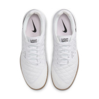 Nike Lunargato II Chaussures de Foot en Salle (IN) Blanc Noir Brun Clair