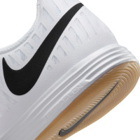 Nike Lunargato II Chaussures de Foot en Salle (IN) Blanc Noir Brun Clair