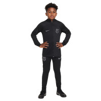 Nike FC Barcelone Strike Survêtement à Capuche 2022-2023 Enfants Noir Gris