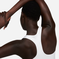 Brassière de sport Nike Swoosh blanc/noir