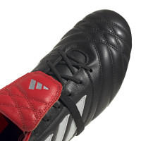 adidas Copa Gloro Crampons Vissés Chaussures de Foot (SG) Noir Argenté Rouge