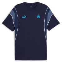 PUMA Olympique Marseille FtblArchive T-Shirt 2023-2024 Bleu Foncé
