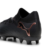 PUMA Future 7 Pro Gazon Naturel Gazon Artificiel Chaussures de Foot (MG) Noir Bronze Gris Foncé