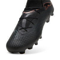 PUMA Future 7 Pro Gazon Naturel Gazon Artificiel Chaussures de Foot (MG) Noir Bronze Gris Foncé