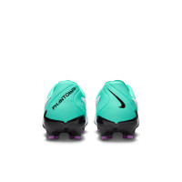 Nike Phantom GX Academy Gazon Naturel Gazon Artificiel Chaussures de Foot (MG) Turquoise Noir Blanc Mauve