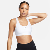 Soutien-gorge de sport Nike Light Support Swoosh blanc/noir