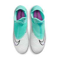 Nike Phantom GX Pro Dynamic Fit Gazon Naturel Gazon Artificiel Chaussures de Foot (MG) Turquoise Noir Mauve Blanc