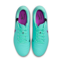 Nike Tiempo Legend 10 Academy Gazon Naturel Gazon Artificiel Chaussures de Foot (MG) Turquoise Noir Mauve