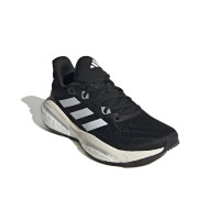 Chaussures de course Adidas Solarglide 6 pour femme, noir et blanc