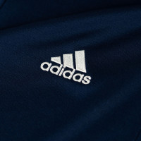 Veste d'entraînement adidas T19 pour femme, bleu foncé et blanc