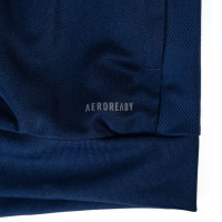 Veste d'entraînement adidas T19 pour femme, bleu foncé et blanc