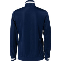 Veste d'entraînement adidas T19 pour femme, bleu foncé et blanc