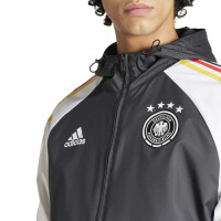 adidas Allemagne DNA Survêtement Coupe-Vent 2024-2026 Noir Blanc
