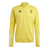 adidas Juventus Survêtement 1/4-Zip 2023-2024 Jaune Noir Blanc