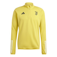 adidas Juventus Haut d'Entraînement 1/4-Zip 2023-2024 Jaune Noir